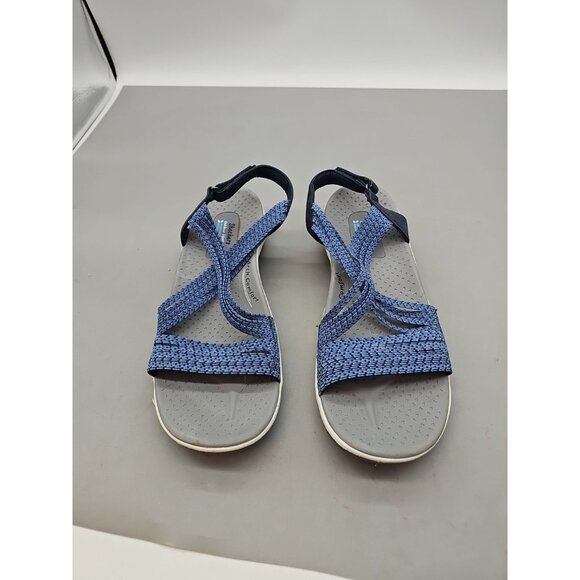 Skechers Shoes - SKECHERS WOMEN'S STRETCH SLINGBACK BLUE STRAPPY SANDALS Size 11 New